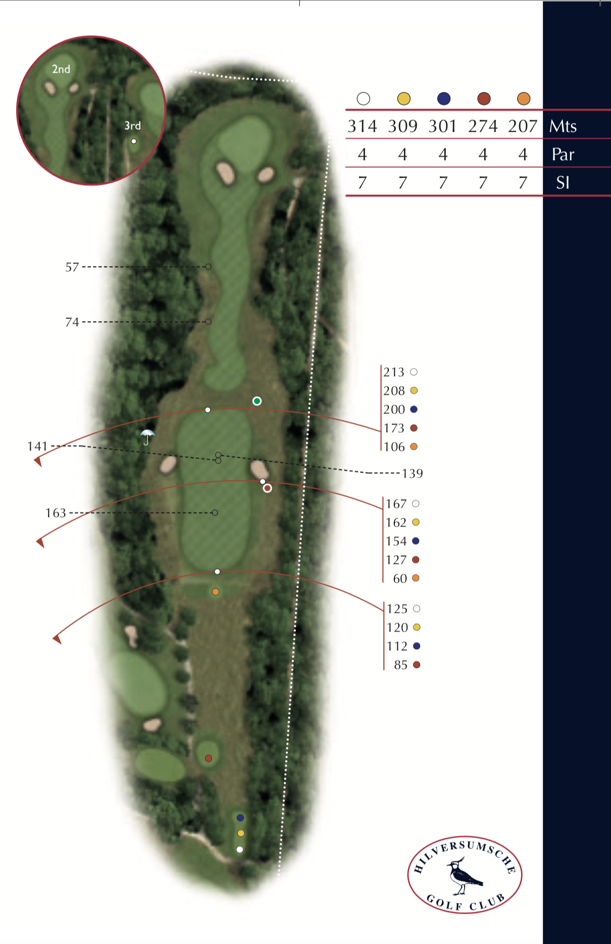 Hole 2 plattegrond